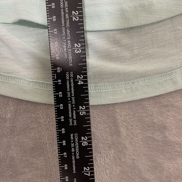 Tek Gear Shirt Women Medium M Green Athletic Rayon Spandex Stretch Fit Tank Top - Picture 5 of 7